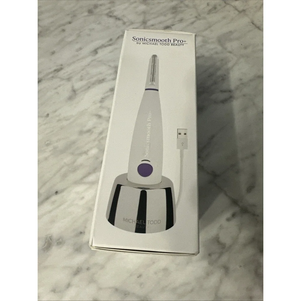 Michael Todd Sonicsmooth Pro+ Sonic Dermaplaning and Facial Hair/Open Box/NEW
